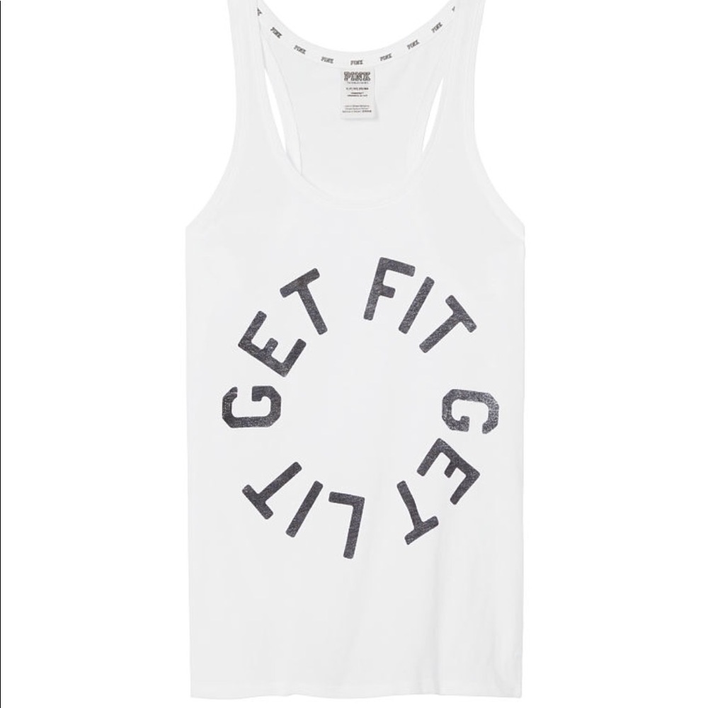 VS PINK “GET FIT GET LIT” Racerback Tank